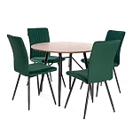 Стул обеденный Monte Carlo, TREND, велюр, Deep Forest (изумруд), 49х51х93 см | изображение 14