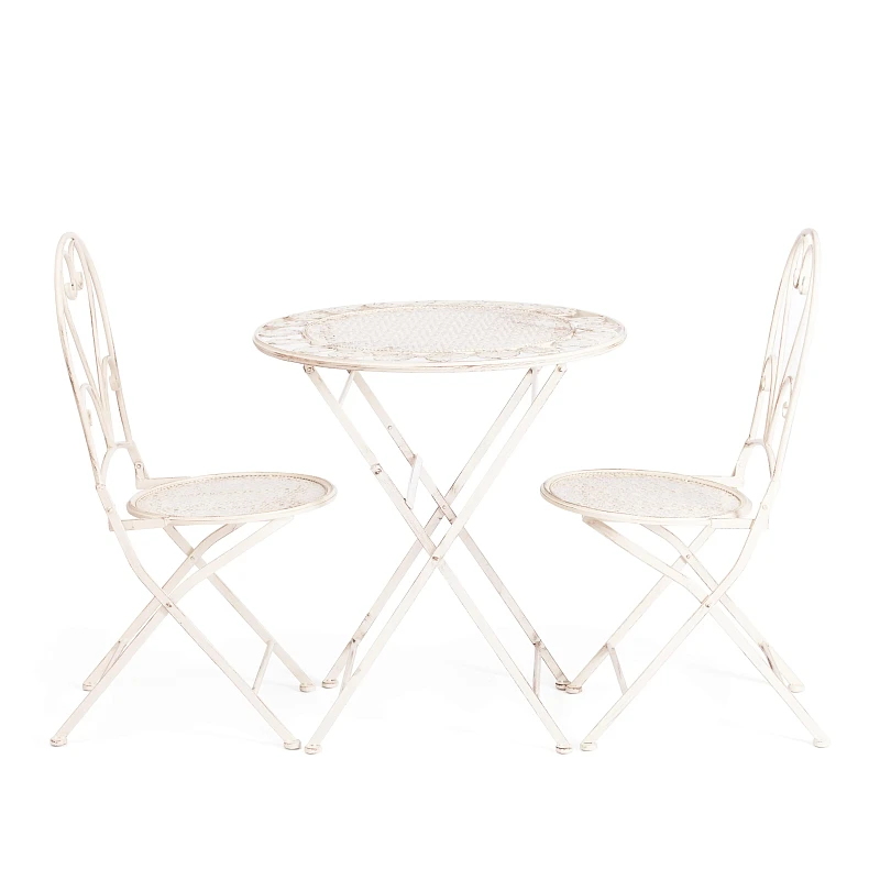 Стул Love Chair (PL08-11140), стальной сплав, античный белый, 40х47,5х94 см | изображение 10