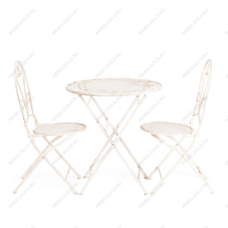 Стул Love Chair (PL08-11140), стальной сплав, античный белый, 40х47,5х94 см | изображение 10