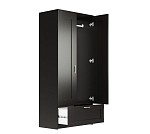 БРИМНЭС / СИРИУС Шкаф ИКЕА / IKEA комбинированный 2 двери и 1 ящик Дуб Венге | изображение 2