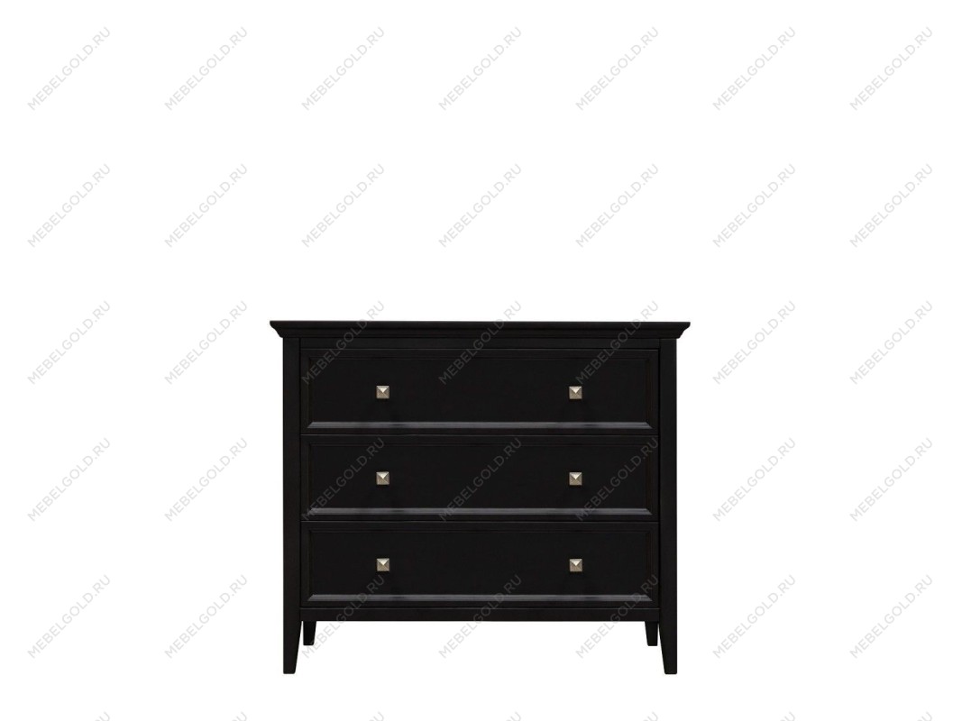 Комод 3 ящика Manhattan (Черный)