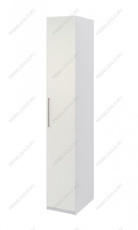 Шкаф-пенал Отис МН-039-03 П1 с фасадом ЛДСП (белый)