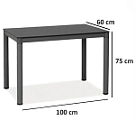 Стол обеденный Signal GALANT (серый) 100 | изображение 1