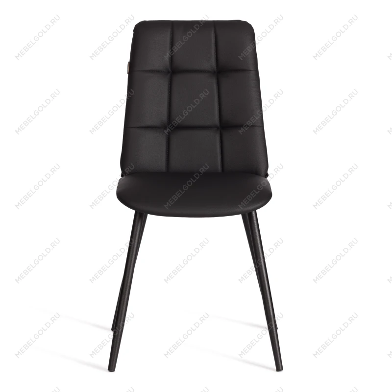 Стул обеденный Asti, TREND, экокожа, черная, 47х54х86 см | изображение 4