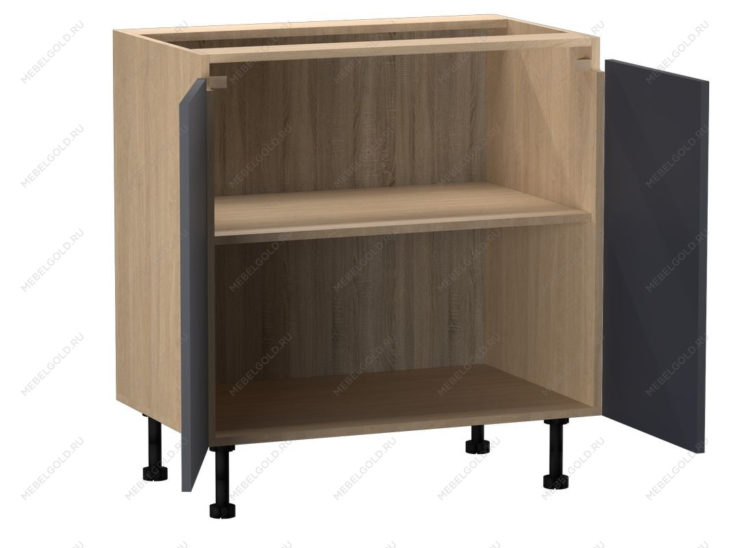 Стол С-80, Женева (800*520*870) Дуб Палермо/Синий матовый, 22506 | изображение 1