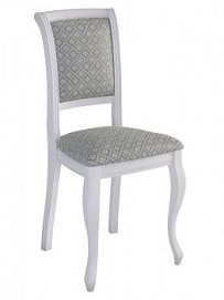 Стул Дионис (Белый/ ткань Santa Izumrud)