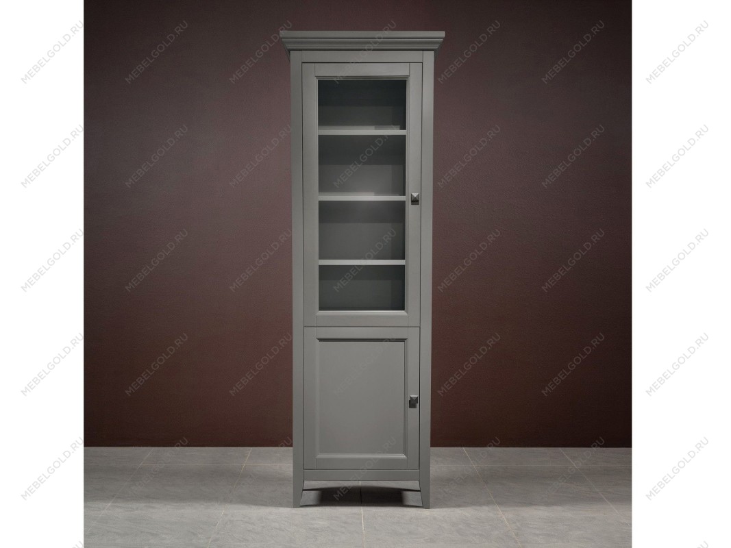 Библиотека 1 дверная левая Manhattan (Серый) | изображение 2