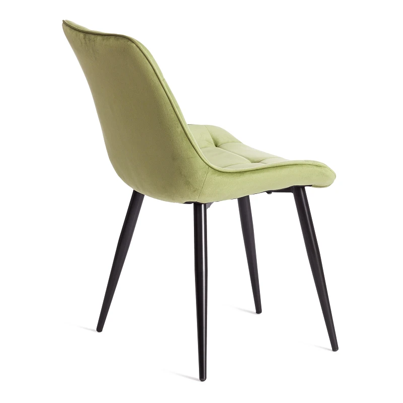 Стул ABRUZZO ( mod. 8060 ), металл/велюр, 54 х 62 х 83 см, зеленый (HLR 54)/черный | изображение 2