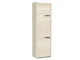 Шкаф М-2, 1-но дверный, Мале (600*384*2000) Дуб галифакс белый, 31206