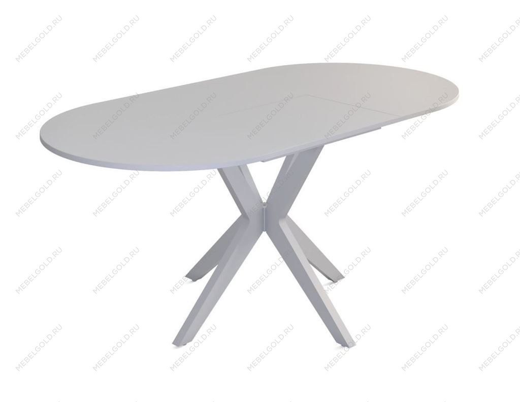 Стол Астерия (Белый /шпон Бук) 1300 (1750) * 900 | изображение 1