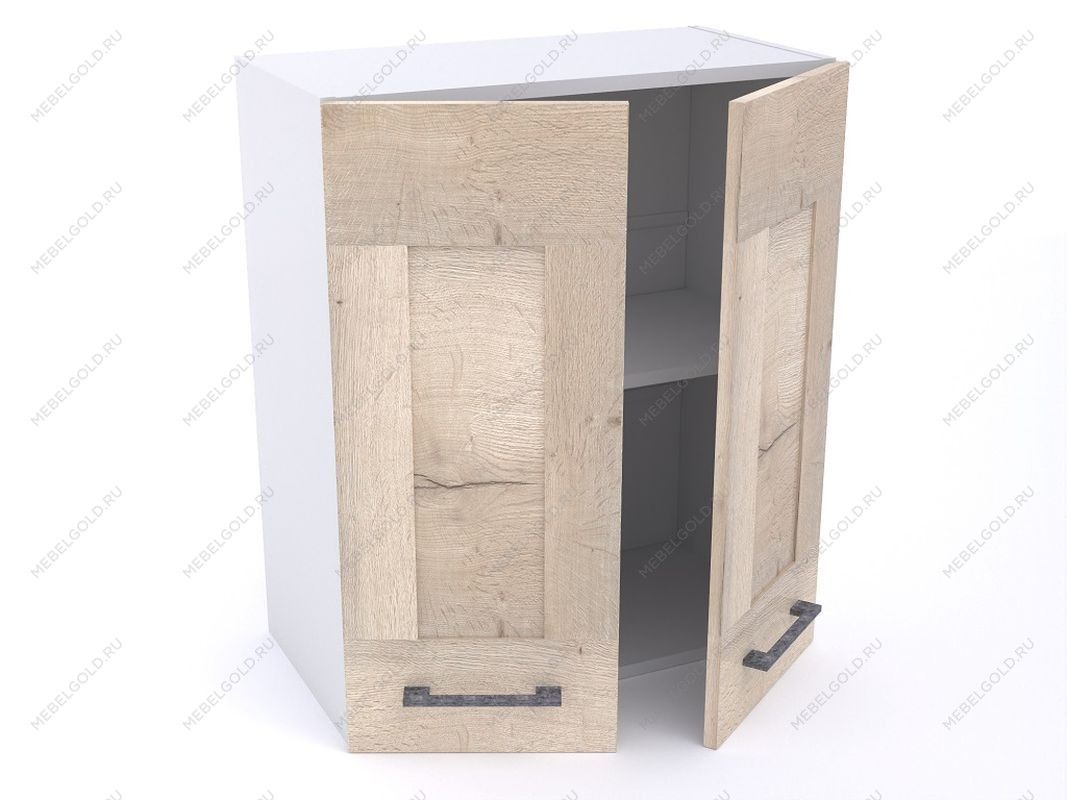 Шкаф ШГ-60 2-х дверный, Дублин (600*320*720) Дуб галифакс белый, 21642 | изображение 1