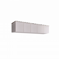 Антресоль для 5-х дверного шкафа Римини СОЛО (Белый/серебро) РМАН-1(5)