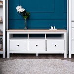 САГА тумба 3 ящика белая/ясень | изображение 5