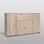 БРИМНЭС / СИРИУС тумба ИКЕА / IKEA 4 двери и 2 ящика 156х95 сонома | изображение 1