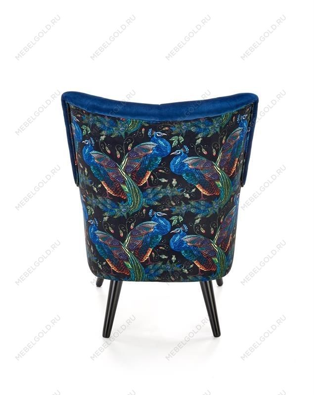 Кресло Halmar PAGONI (темно-синий/черный) | изображение 4