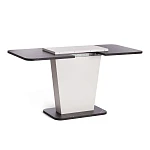 Стол обеденный GENT, ЛДСП, 110-145x68,6x75,5 см, Мрамор Блэк Роял/Белый | изображение 5