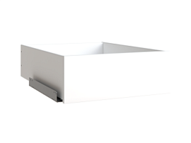 Ящик МАКС выдвижной в однодверный шкаф, ДСП, цвет белый