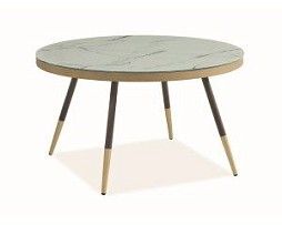 Стол журнальный Signal VEGA B (мраморный эффект/черный)