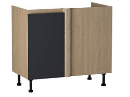 Дуб Палермо/Синий матовый