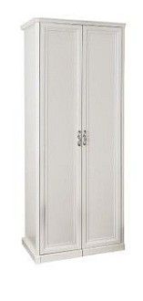 Шкаф Мишель 2-дверный без зеркал белый матовый