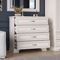 Комод Тиффани 4S вудлайн кремовый