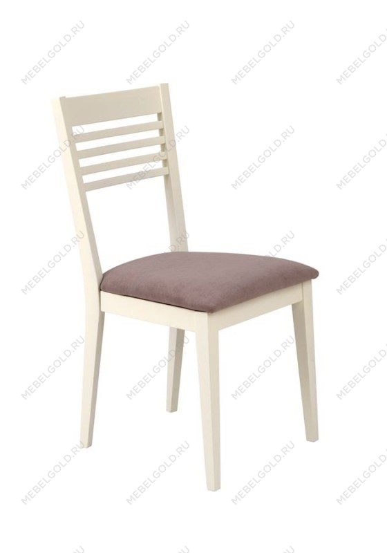 Стул Эстель (Эмаль 11 слоновая кость/ткань Smoke) | изображение 1