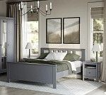 САГА тумба прикроватная серая | изображение 6