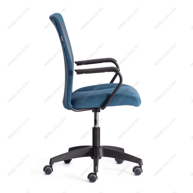 Кресло STAFF, флок/ткань, синий/серый, 32/W-12 | изображение 1