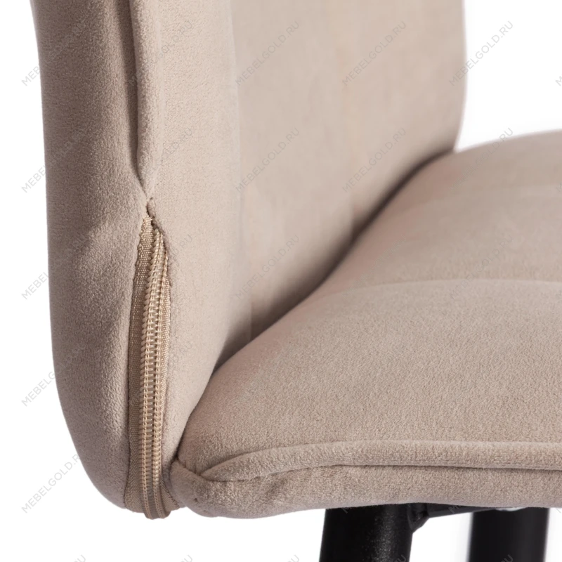 Барный стул Bari/Бари, велюр, бежевый, 7, 45х56х110 см | изображение 7