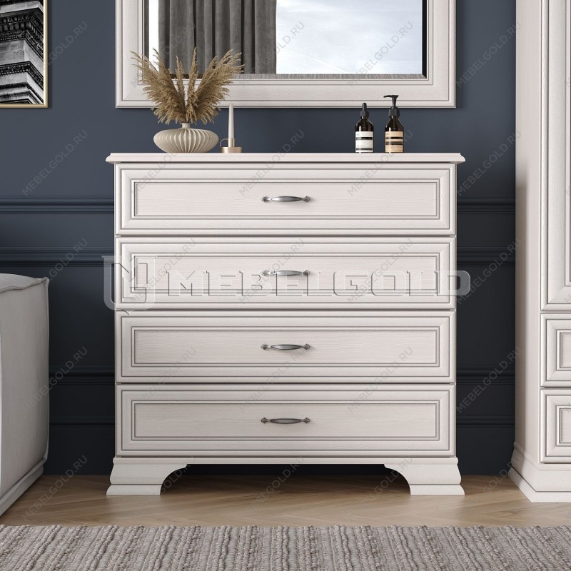 Комод Тиффани 4S вудлайн кремовый | изображение 1