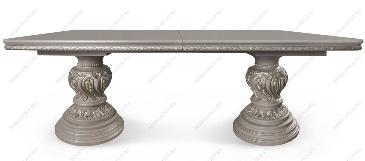 Стол Лали прямоугольный серый камень | изображение 1