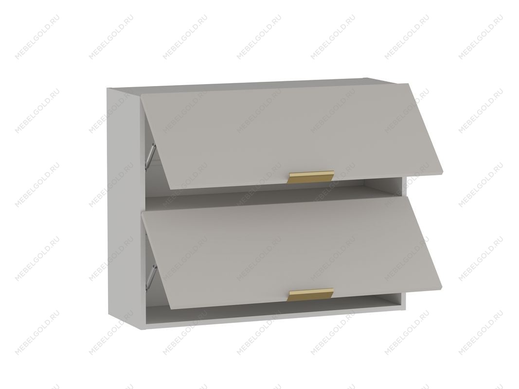 Шкаф ШГ-90Г, Монза (900*316*720) Экокожа Бежевый, 23158 | изображение 1