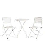 Стол Secret De Maison Villa, стальной сплав, D59х70см, butter white | изображение 1