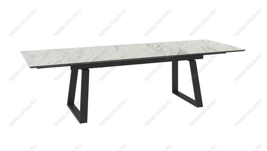 Стол с керамическим покрытием Chelsy-200 (200+45+45)х98 / Palissandro premium cer/Черный) | изображение 1