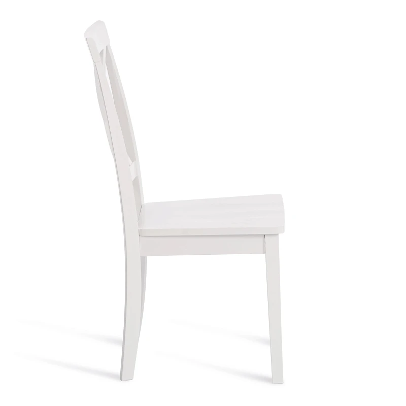 Стул GOLFI (Гольфи), дерево гевея/мдф, 44x54x95, pure white (402) | изображение 1