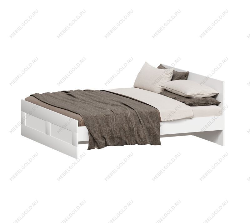 БРИМНЭС / СИРИУС кровать двойная ИКЕА / IKEA 180х200 белая | изображение 1