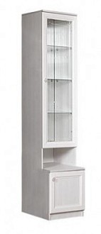 Пенал с 1 витражом (правый) Амели дуб АМП-2C