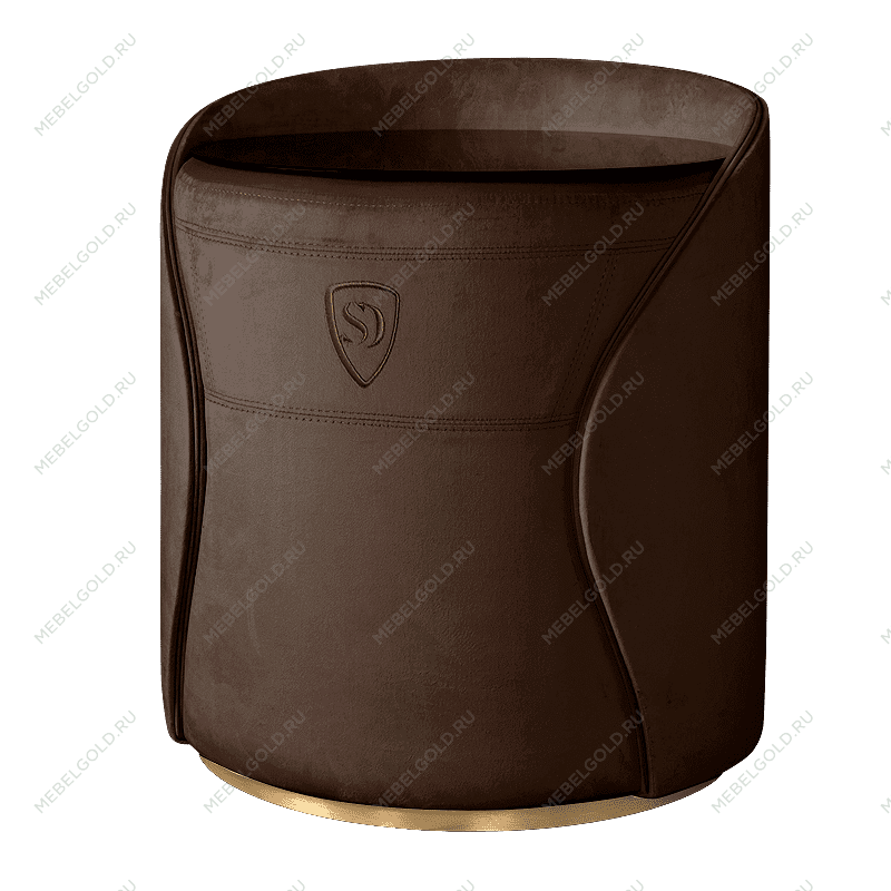 Пуф-тумба Шоколадный ликер (бархат) золото Sweet dreams PS-101