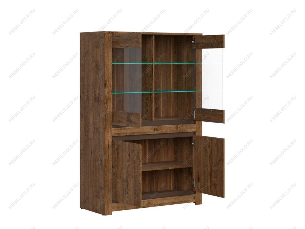 Шкаф с витриной Када REG2W2D с подсветкой | изображение 2