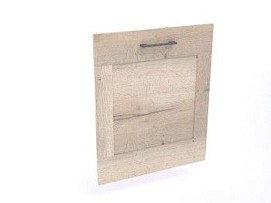 Фальш панель ФП-60, Дублин (596*16*716) Дуб галифакс белый, 21520