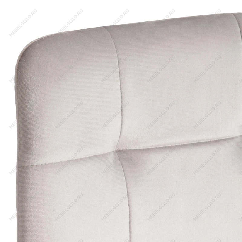 Стул CHILLY (mod. JSC-220), Велюр/металл, 44,5х52,5х88 см, Light grey (светло-серый) HLR14 / натуральный | изображение 7