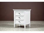 Тумба прикроватная 3 ящика Manhattan (Белый) | изображение 3