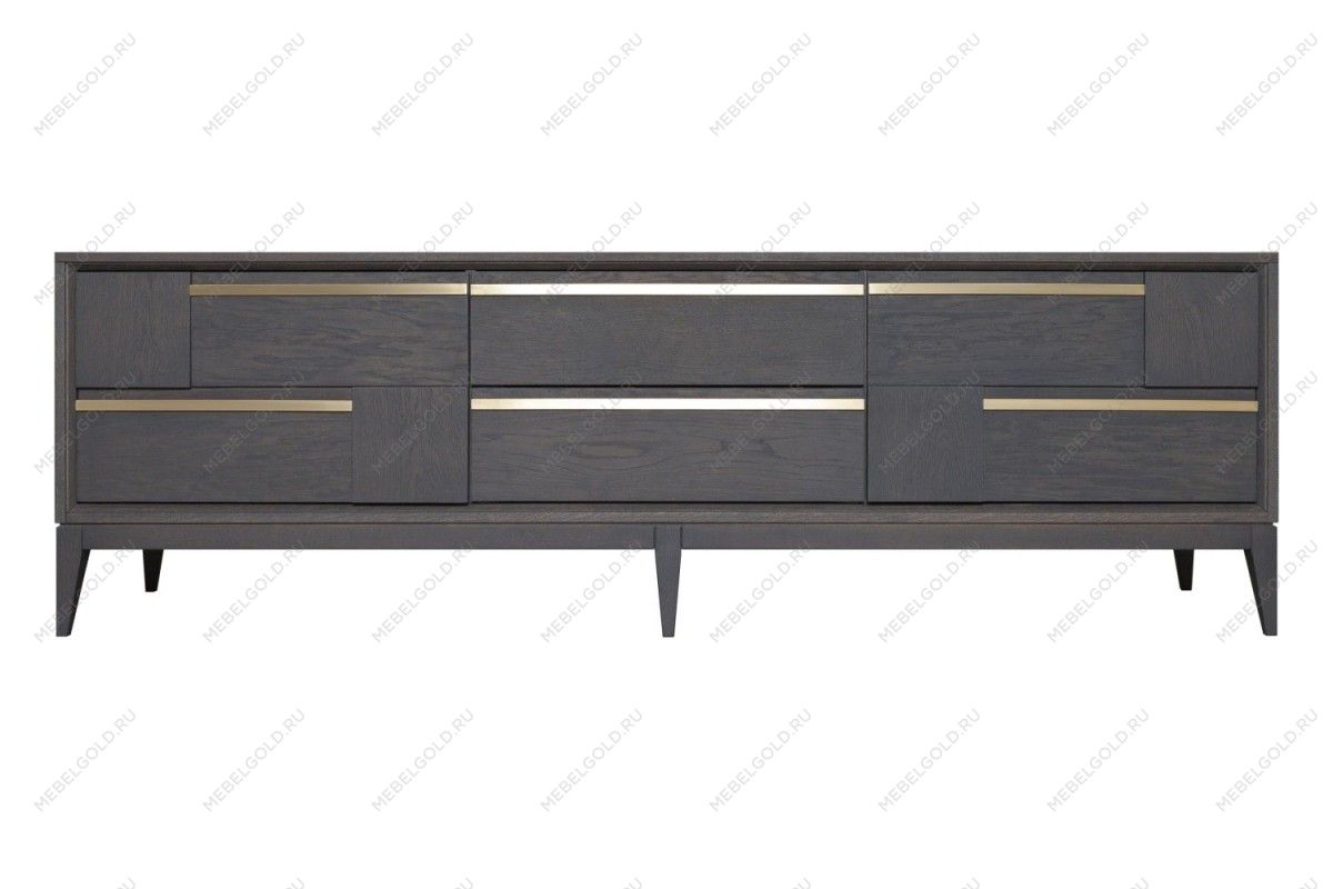 Тумба под телевизор Сидней, дуб графит