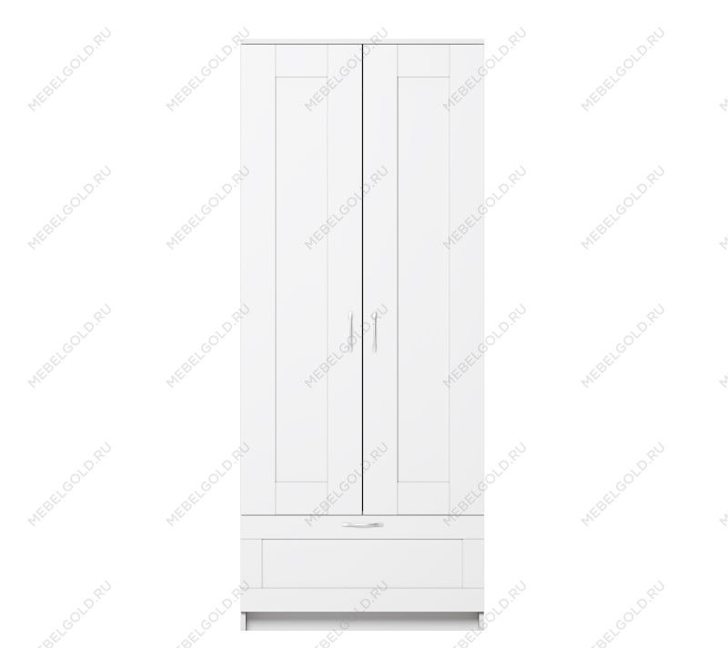 БРИМНЭС / СИРИУС Шкаф ИКЕА / IKEA комбинированный 2 двери и 1 ящик белый | изображение 1