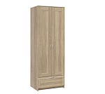 БРИМНЭС / СИРИУС Шкаф двудверный ИКЕА / IKEA с выдвижным ящиком, Дуб Сонома | изображение 3