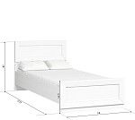 Кровать Мальта LOZ90x200 | изображение 1