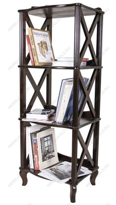 Этажерка-стеллаж Джульетта-3 (орех)