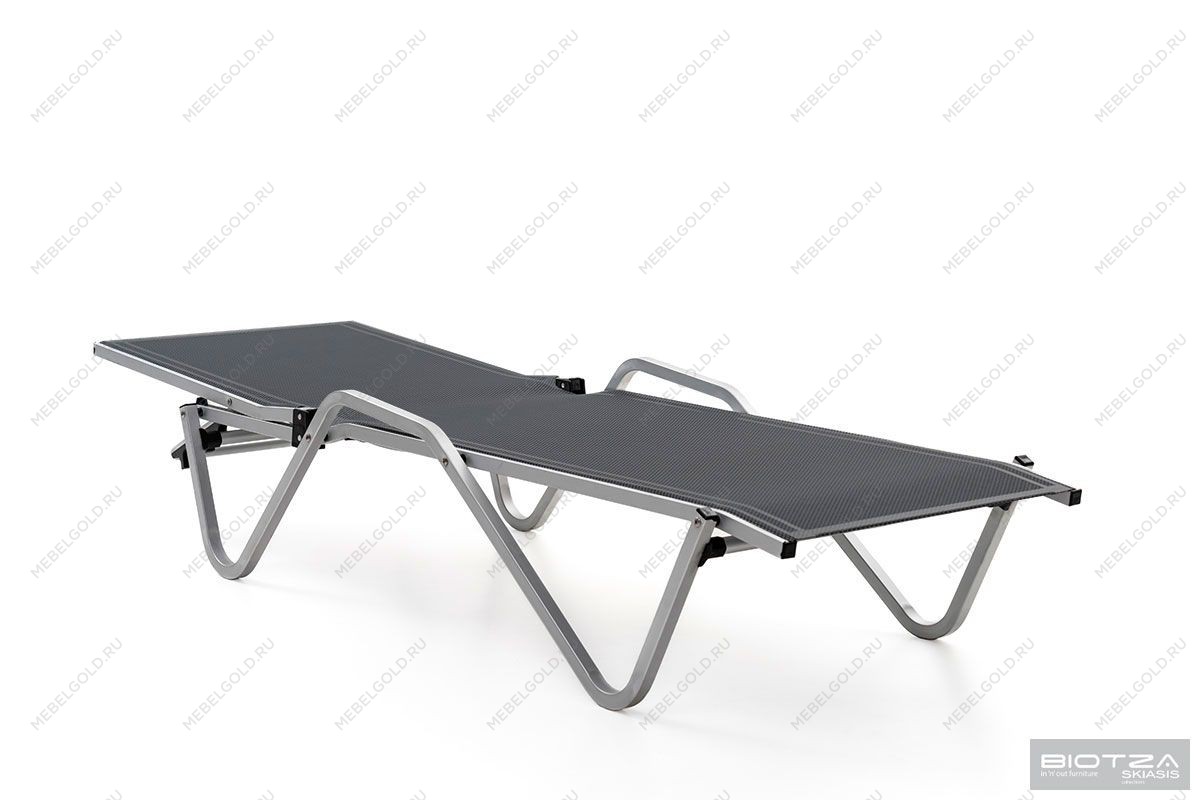 Шезлонг Hera алюминиевый, антрацит | изображение 10