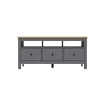 САГА тумба 3 ящика серая/ясень | изображение 1