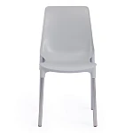 Стул GENIUS (mod 75), металл/пластик, 46x56x84cм, серый/ножки хром | изображение 4